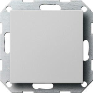 GIRA Blank Cov Pl  Sup Ring System 55 Grey M