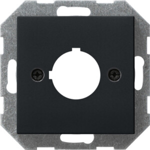 GIRA Cov  Sup Ring Devices Ø 22 5 Mm System 55 Black M