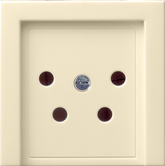 GIRA Cov  Kpn Conn Box 4-P System 55 Cr White