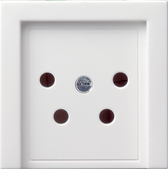 GIRA Cov  Kpn Conn Box 4-P System 55 P White
