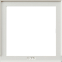 GIRA Adapter Fr  Gira Tx_44 F  Sys55 Comp  Gira Tx_44 P White