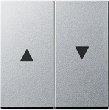 GIRA Rocker 2-G Arrow System 55 C Alum