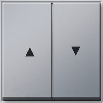 GIRA Rocker 2-G Arrow Gira Tx_44 (Wp Fm) C Alum