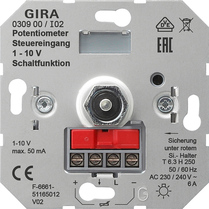 GIRA Potentiom  Ctrl Input 1 - 10 V Swit Fct Insert