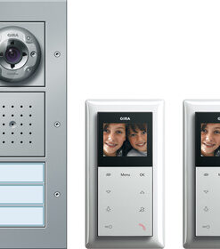 GIRA Tfh Video Kit Door Communication C Alum