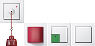 GIRA Emergency Set Gira E2 P White