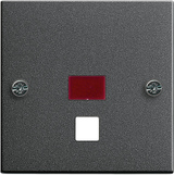 GIRA Cov  Ctrl Win Large Pull-Cord Sw /Btn System 55 Anthra