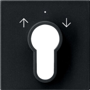 GIRA Cov  Key Sw /Btn System 55 Black M