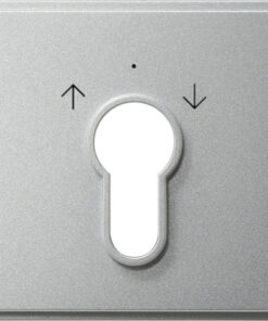 GIRA Cov  Key Sw /Btn Gira Tx_44 (Wp Fm) C Alum