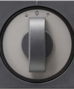 GIRA Cov  Toggle Sw  Time Sw  + Blind Sw /Btn System 55 Anthra