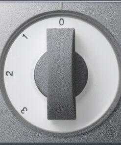 GIRA Cov  Toggle Sw  3-Stage 0/1/2/3 System 55 C Alum