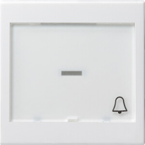 GIRA Rocker In Sp Large + Sym Bell System 55 P White