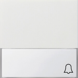 GIRA Rocker In Sp Large + Sym Bell Gira F100 P White