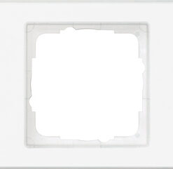GIRA Cov Fr  3-G C-Inscr  Gira E2 Clear/P White
