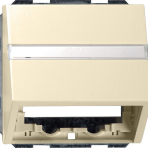 GIRA Data Cap Sup Ring + In Sp  System 55 Cr White