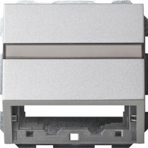 GIRA Data Cap Sup Ring + In Sp  System 55 C Alum