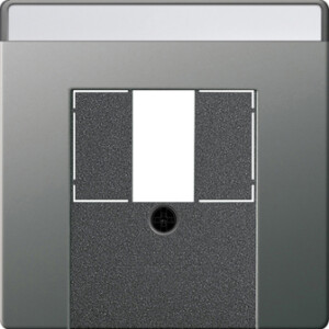 GIRA Cov  In Sp  Tae Usb System 55 Stainl Steel