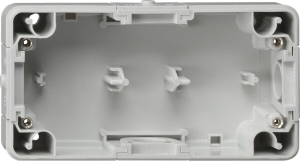 GIRA Lhs 2-G Horiz  Wp Sm Grey