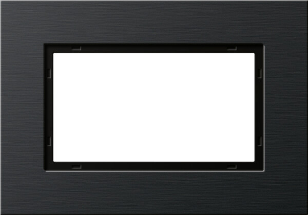 GIRA Cov Fr  1 5-G Gira Esprit Alum Black(Anod )
