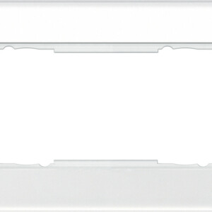 GIRA Cov Fr  2-G W/O Cb Gira Esprit White Gl