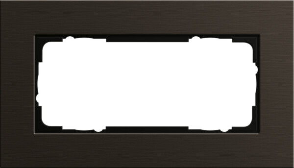 GIRA Cov Fr  2-G W/O Cb Gira Esprit Alum Brown(Anod )