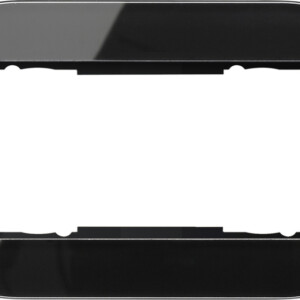 GIRA Cov Fr  2-G W/O Cb Gira Studio Black Gl