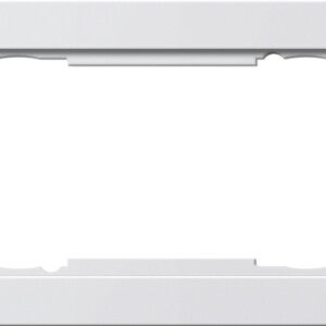 GIRA Cov Fr  2-G W/O Cb Gira E2 P White M