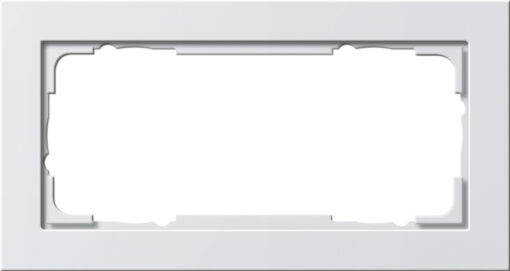 GIRA Cov Fr  2-G W/O Cb Gira E2 P White M