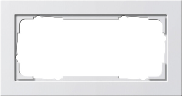 GIRA Cov Fr  2-G W/O Cb Gira E2 P White M