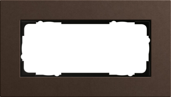 GIRA Cov Fr  2-G W/O Cb Gira Esprit Lin Pwd Dark Brown