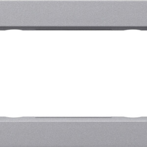 GIRA Cov Fr  2-G W/O Cb Flat Gira E2 C Alum