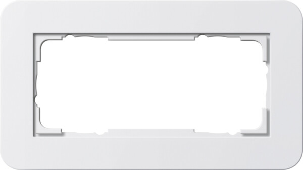 GIRA Cov Fr  2-G W/O Cb Gira E3 P White/P White
