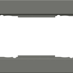 GIRA Cov Fr  2-G W/O Cb Gira E3 Dark Grey/Anthra