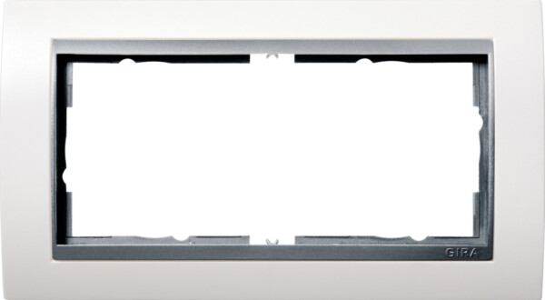 GIRA Cov Fr  2-G W/O Cb Interm Fr  C Alu Gira Event P White M