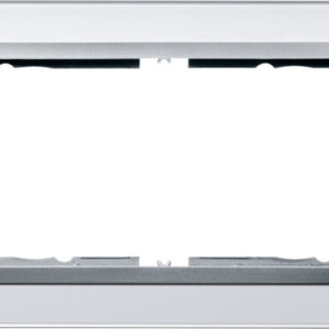 GIRA Cov Fr  2-G W/O Cb Interm Fr  C Alu Gira Event Clear White