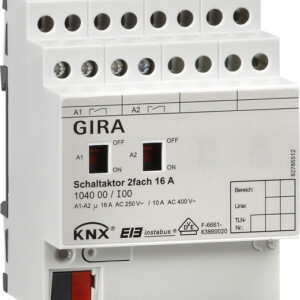 GIRA Swit Act  2-G 16 A Man Act  Knx Dra