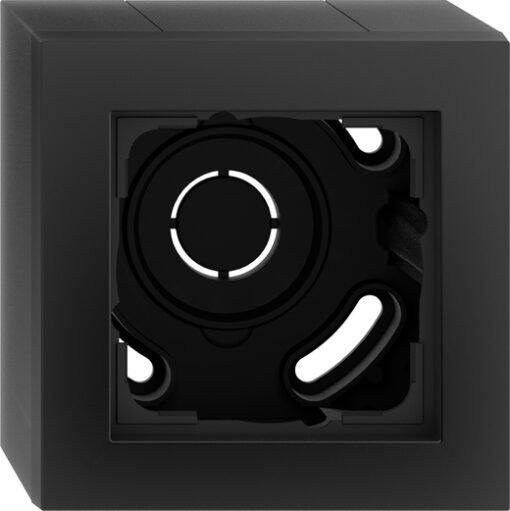 GIRA Sm Hous  1-G + Fr  Gira E2 Black M