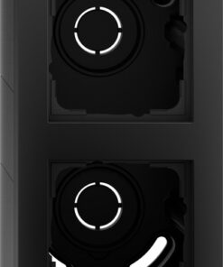 GIRA Sm Hous  2-G + Fr  Gira E2 Black M