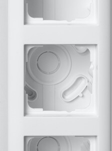 GIRA Sm Hous  3-G + Fr  Standard 55 P White