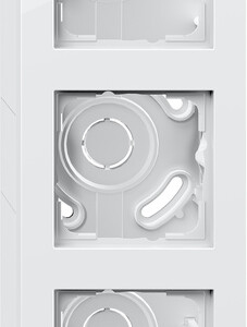 GIRA Sm Hous  3-G + Fr  Gira E2 P White