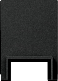 GIRA Adapter Cab Entry Chan  13 X 25 Mm K/P System 55 Black M
