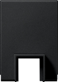 GIRA Adapter Cab Entry Chan  15 X 15 Mm System 55 Black M