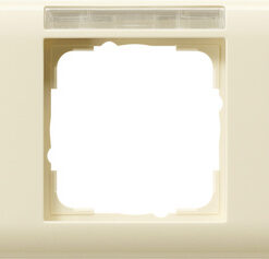 GIRA Cov Fr  3-G Horiz  In Sp  Standard 55 Cr White