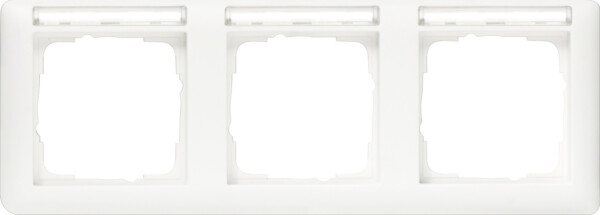 GIRA Cov Fr  3-G Horiz  In Sp  Standard 55 P White M