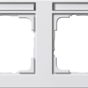 GIRA Cov Fr  4-G Horiz  In Sp  Gira E2 P White M
