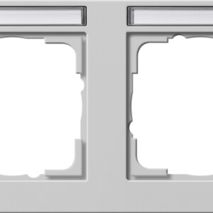 GIRA Cov Fr  4-G Horiz  In Sp  Gira E2 Grey M