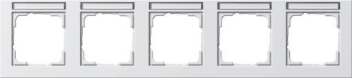 GIRA Cov Fr  5-G Horiz  In Sp  Gira E2 P White