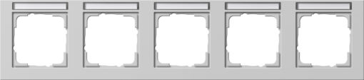 GIRA Cov Fr  5-G Horiz  In Sp  Gira E2 Grey M