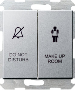 GIRA Rocker Sw  Hotel Room Status Displ  System 55 C Alum