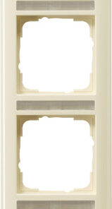 GIRA Cov Fr  4-G Vert  In Sp  Standard 55 Cr White